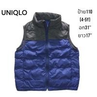 ราคา UNIQLO เสื้อกักกันหนาวเด็ก ผ้าร่มบุนวม ไซซ์110/4-5y. (19093746386)