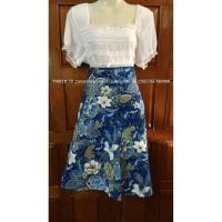 ราคา กระโปรงผ้าปาเต๊ะ (546492209)