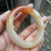 ราคา กำไลหยกพม่าสีน้ำผึ้ง ฮกลกซิ่ว (1008212715)