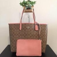 ราคา COACH REVERSIBLE CITY TOTE IN SIGNATURE #F36658 SVN3X (1219039009)