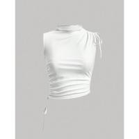 ราคา เสื้อแขนกุด ผูกไหล่ รูดเอว (25310068124)