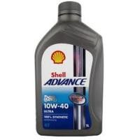 ราคา SHELL น้ำมันเครื่องมอเตอร์ไซค์ 4T ADVANCE ULTRA 10W-40 สังเคราะห์แท้ 100% 1 ลิตร (2605069876)