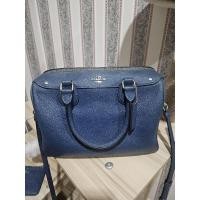ราคา กระเป๋า coach ทรงหมอน สี navy blue มือสอง สภาพดี (25560828714)