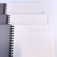 ราคา ﹊✳สมุดโน้ตริมลวด ปกเทา 70แกรม 50 แผ่น (A5 / B5)111 (8093053100)