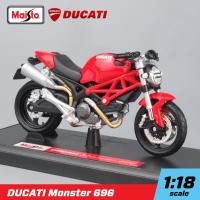 ราคา โมเดลรถ บิ๊กไบค์ Ducati Monster 696 สเกล 1:18 แบรนด์ Maisto โมเดล 1/18 (8112435932)