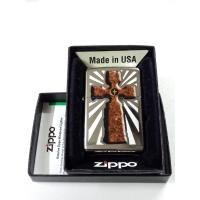 ราคา ZIPPO 28801 CROSS HIGH POLISH CHROME COLOR IMAGE LASER ENGRAVE ผลิตปี2014 ถังในปีตรง สีเงิน ผิวโครเมี่ยมขัดเงา (22319862166)