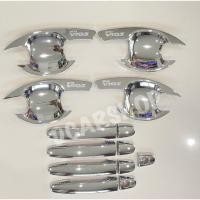 ราคา เบ้ารองมือเปิด+ครอบมือจับ VIOS วีออสปี 2007-2012 สีโครเมี่ยมR (7489190829)