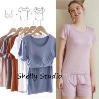 ราคา Modal เสื้อยืดผ้าฝ้ายแท้ พร้อมแผ่นรองหน้าอก ฟรีเสื้อชั้นใน คัพเดียว เสื้อกล้ามครึ่งแขน ใส่เล่นโยคะ กีฬา สันทนาการ เข้าได้กับทุกชุด สําหรับผู้หญิง (14380257528)