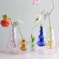 ราคา nnshop [พร้อมส่ง] Gourd vase แจกันแก้วทรงน้ำเต้า ทรงหลอดทดลอง (3058351835)