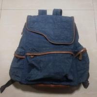 ราคา กระเป๋าเป้ MLB สีน้ำเงินขอบหนัง ผ้าร่ม (18401107808)