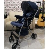 ราคา รถเข็นAprica Airria Luxuna สีกรม เข็นออโต้4ล้อ สภาพสวยใหม่ (6211875336)