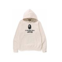 ราคา BAPE Japan College Pullover Hoodie (IVORY) (22730240704)