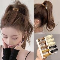 ราคา กิ๊บติดผมหางม้าสูง สีพื้น แบบเรียบง่าย แฟชั่นสไตล์เกาหลี (22508506577)