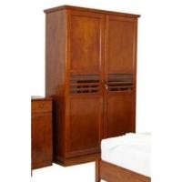 ราคา ตู้เสื้อผ้าไม้จริงยางพารา 117 CM / 2 บานเปิด (3259661251)