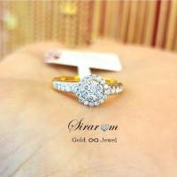 ราคา แหวนเพชรแท้ 0.50Cts. แหวนเพชรแท้ แหวนทองแท้ แหวนแต่งงาน มีใบรับประกันทุกชิ้นงานทองแท้90% มีใบรับประกันทางร้านทุกชิ้น (6858958157)
