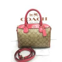 ราคา USED LIKE NEW MINI BENNETT SATCHEL COACH F58312 แท้% (1872142023)