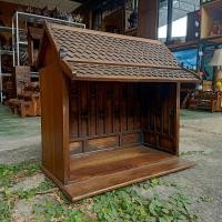 ราคา ศาล เจ้าที่ ศาลาไม้ 30x51x55cm เรือนไทย บ้านทรงไทย ศาลพระภูมิ ศาลตายาย ไม้สัก ศาลา เพื่อศิริ มงคล (13574447271)