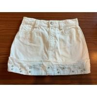 ราคา กระโปรงยีนส์ขาว Zara (25506156012)