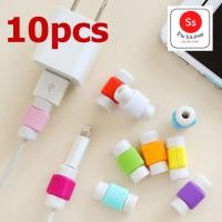 ราคา 10 Pcs Charging Cable Earphone Cord Saver Protector Protection Cover for iPhone iPad Mobile Phone Tablet Cable Ra (2129192562)