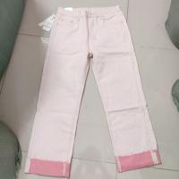 ราคา #856 กางเกงยีนส์สีชมพู เอวสูง ขากระบอก พร้อมส่งจากไทย ราคาถูก ราคาส่ง ขายส่ง ยีนส์ กางเกงยีนส์แฟชั่นผู้หญิง (13708794841)