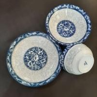 ราคา [rtns shop] จาน ชาม ถ้วยกระเบื้อง เซรามิก ชุด 3 ใบ Ceramic (4674613858)