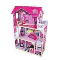 ราคา บ้านตุ๊กตาบาร์บี้ งานไม้สวยๆ พร้อมอุปกรณ์ครบครัน (10524585367)