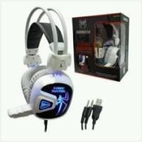 ราคา GearMaster สุดยอด หูฟังเกมส์มิ่งเกียร์ ใช้สำหรับPC (หูฟังมีไฟ)รุ่นGMH-600 (1268654212)