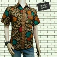 ราคา Kemeja เสื้อเชิ้ตบาติก สําหรับผู้ชาย รหัส PB 137 | พุ่มไม้ | ผ้าบาติก (8744465830)