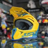 ราคา หมวกกันน็อค JUST1 รุ่น J18 ลาย Fluo Yellow Blue Matt (8448892857)