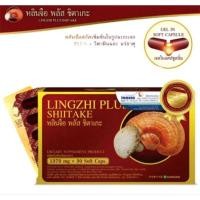 ราคา หลินจือพลัสชิตาเกะ Lingzhi Plus Shiitake 30แคปซูล (21717284863)