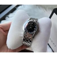 ราคา Gucci 5500M Black Dial Boy Size(รุ่นใหม่ เข็ม G) (23357195828)