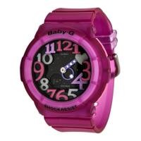 ราคา Casio Baby-G นาฬิกาผู้หญิง สายเรซิ่น Neon Illuminator POP COLOR รุ่น BGA-131-4B4DR (Pink) (4228083852)