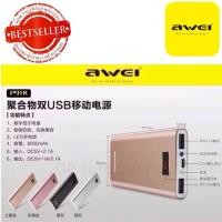 ราคา Awei Power Bank เพาเวอร์แบงค์ แบตสำรอง 8000mAh P91k(black) (316301305)