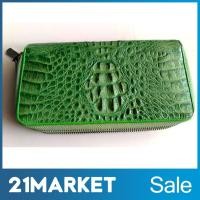 ราคา กระเป๋าสตางค์ แบบยาว หนังจระเข้แท้ ส่วนท้อง สีเขียว เกรดแบรนด์ River สภาพ80% (ขายเฉพาะกระเป๋าสตางค์) (2233136139)