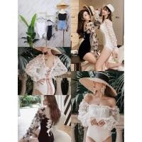 ราคา บอดี้สูทงานป้าย Nicha แขนลูกไม้ (เหลือสีขาว) (5847335556)