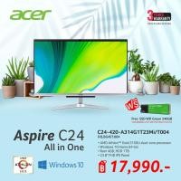 ราคา [ฟรี SSD 240G] ALL-IN-ONE ACER ASPIRE C24-420-A314G1T23MI/T004 (17820034018)