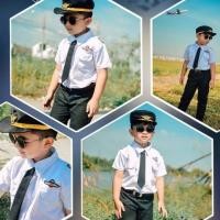 ราคา กัปตันตัวน้อย กัปตันนักบิน ชุดอาชีพเด็ก (1899201792)