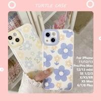 ราคา [พร้อมส่ง] เคสป้องกันโทรศัพท์มือถือหนัง กันกระแทก ลายดอกไม้ สําหรับ Apple iPhone 14 13 12 11 PROMAX XS XR XSMAX SE2020 6 7 8PLUS MINI (18906581395)
