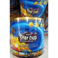 ราคา Star Cup สตาร์คัพ มาโอจิสตาร์คัพช็อคโกแลตวิท บิสกิต ช็อกโกแลต ขนมเด็ก กระปุกเล็ก 100 ถ้วย กระปุกใหญ่ 50 ถ้วย (17368843915)
