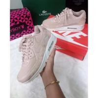 ราคา Nike air max90 แท้100% ใส่ครั้งเดียว หวานแบบแข็งแรง ละมุนๆด้วยสีชมพูกะปิ แต่งกลิตเตอเบาๆ สวยสาวๆต้องมีน๊า สภาพ95%+ (1949909888)