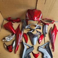 ราคา ชุดสี wave110i สีแดงเทา เฟรมรถ เวฟ110i 2012 ชุดสี พร้อม ไฟหน้า ไฟท้าย ตามรูป ยกชุด17ชิ้น (19285695346)