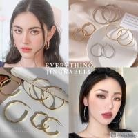 ราคา พร้อมส่ง ต่างหูสายฝอ ต่างหูห่วงใหญ่ ต่างหูห่วงทอง ตุ้มหูห่วง【ไม่ใช่ก้านเงิน】 (9514629160)
