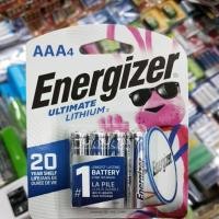 ราคา ถ่าน Energizer Ultimate Lithium AAA (ขนาดเล็ก) 1.5V 4ก้อน ของใหม่ ของแท้ (23036421249)