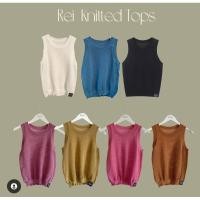 ราคา Maison keeps - Rei Knitted Tops (Blue) (20275843249)