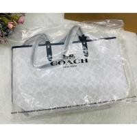 ราคา COACH REVERSIBLE CITY TOTE IN BLOCKED SIGNATURE CANVAS PVC ((91381//91380)) (3349569417)