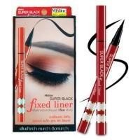 ราคา (แท้100%) Mistine Super Black eyeliner Fixed Liner Black Liner มิสทีนอายไลเนอร์ สีดำ (6142271539)