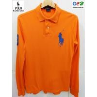 ราคา Polo Ralph Lauren แท้ เสื้อยืดโปโลแขนยาวส้มม้าใหญ่ (1236262226)