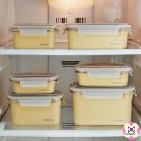 ราคา Locknlock ภาชนะสเตนเลสสตีล สีเหลือง สําหรับใส่อาหารในตู้เย็น Lock&Lock (10599911023)