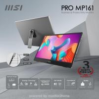 ราคา MSI PRO MP161 15.6" Portable Monitor, Adjustable kickstand, FHD (1920 x 1080), 60Hz, IPS, 2x USB-C, Mini HDMI, Speakers, Anti-Flicker, Less Blue light, Black (20373955532)