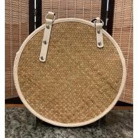 ราคา กระเป๋าสานกระจูด ทรงกลมและทรงครึ่งวงกลม สีธรรมชาติ พร้อมสายสะพาย งานแปลกไม่เหมือนใคร (23434798620)